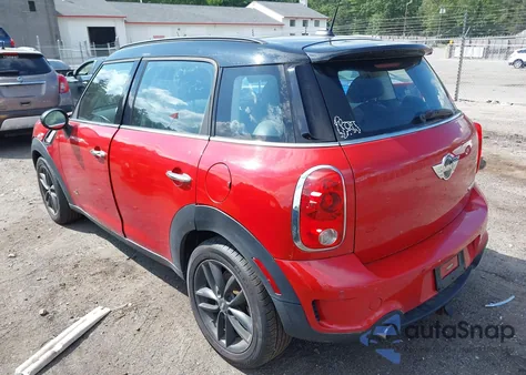 2013 Mini Countryman Cooper S из США, поврежденный, VIN WMWZC5C54DWP31744